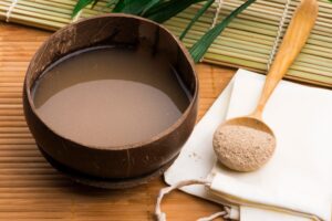 kava drink and powder